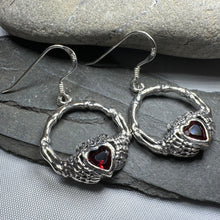 Load image into Gallery viewer, Gothic Claddagh Earrings