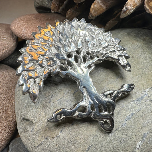 Scottish Tree of Life Brooch - Handmade in Scotland