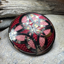 Load image into Gallery viewer, Trinity Knot Enamel Celtic Brooch