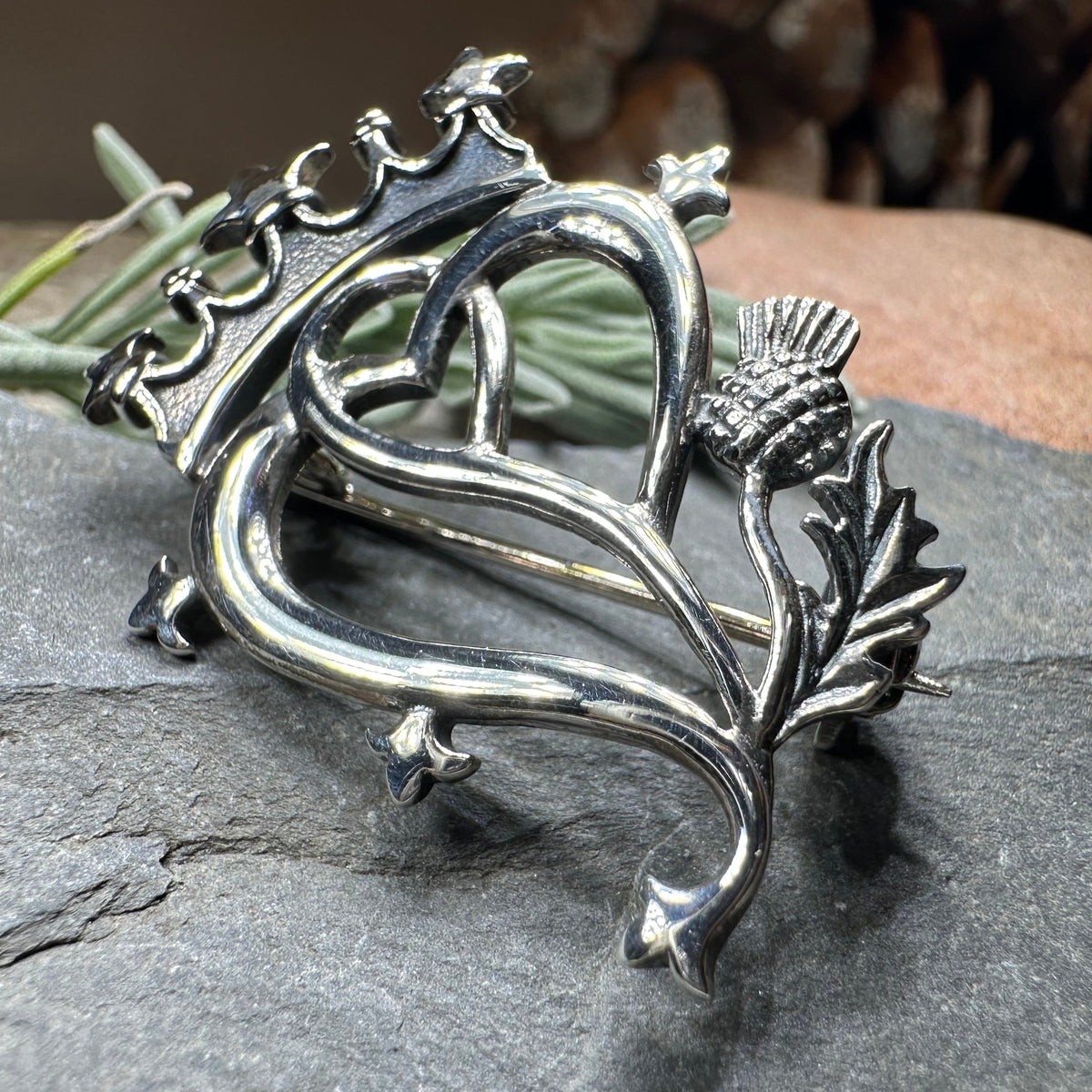 Sweetheart Luckenbooth Brooch - Handmade in Scotland – Celtic