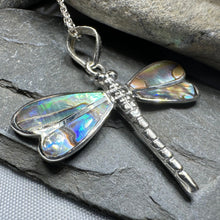 Load image into Gallery viewer, Shimmering Dragonfly Necklace