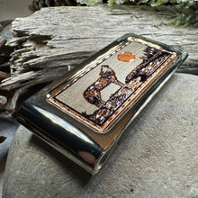 Load image into Gallery viewer, Howling Wolf Copper Money Clip
