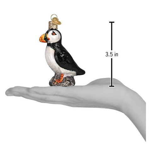 Load image into Gallery viewer, Old World Style Puffin Ornament