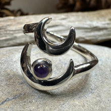 Load image into Gallery viewer, Double Crescent Moon Ring