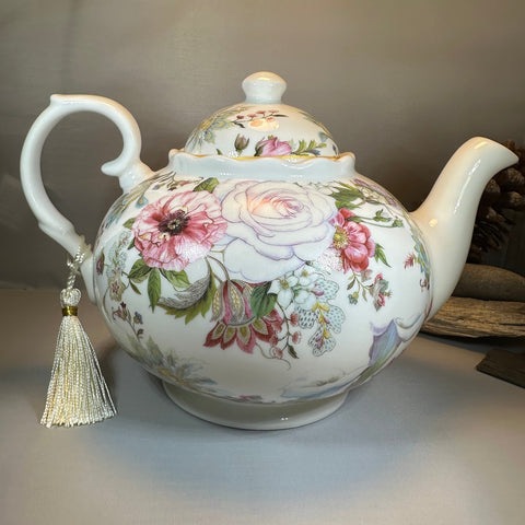 Load image into Gallery viewer, Dream Garden Fine China Teapot