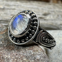 Load image into Gallery viewer, Galilah Celtic Moonstone Ring