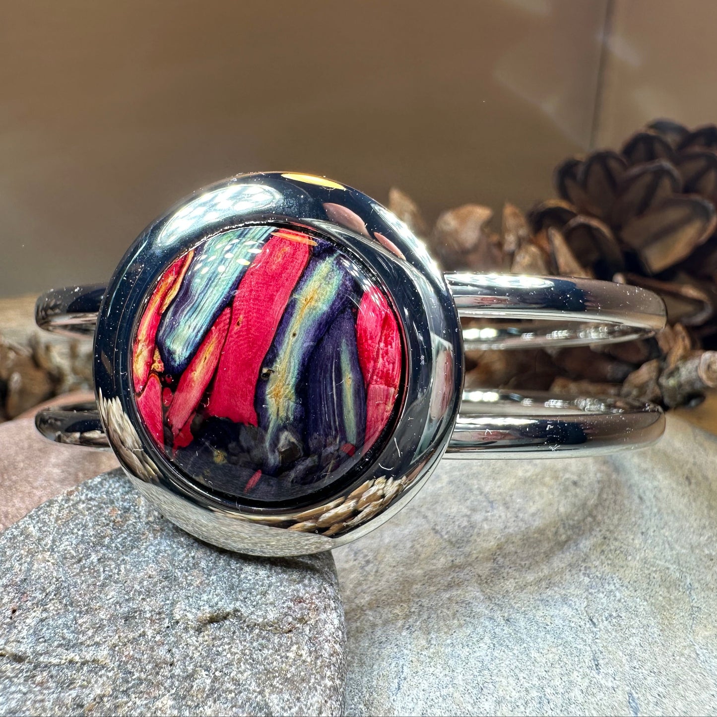 Elegant Scotland Heathergems Bracelet - Handmade in Scotland