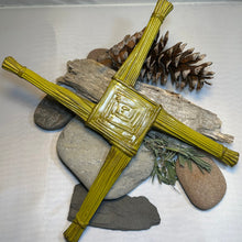 Load image into Gallery viewer, Saint Brigid's Celtic Cross Wall Plaque