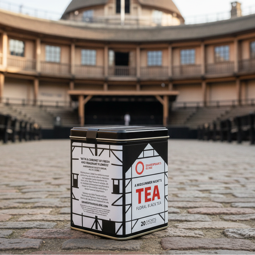 Shakespeare's Globe - A Midsummer Night's Tea Tin by Harney & Sons