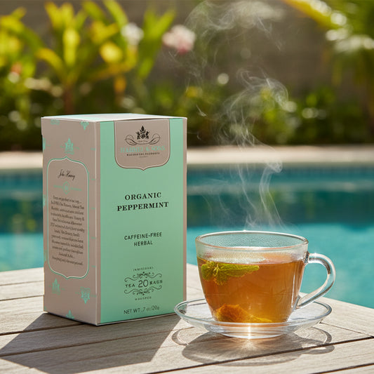 Organic Peppermint Herbal Premium Tea by Harney & Sons