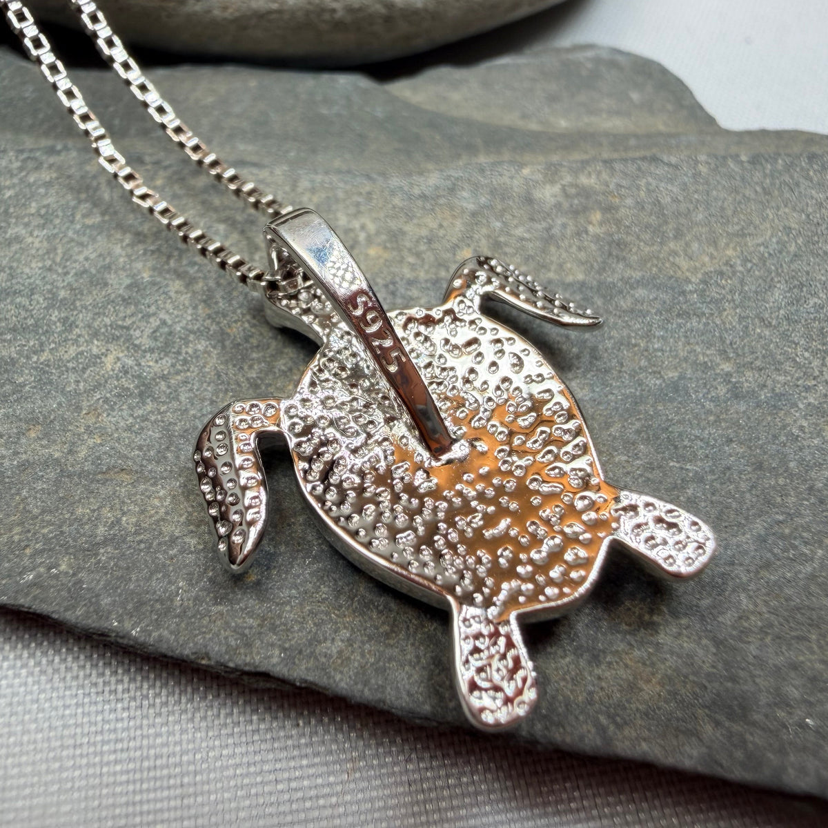 Sarilla Turtle Necklace in Sterling Silver