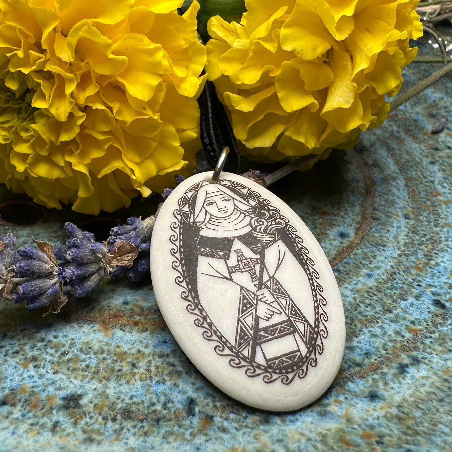 Artisan Irish Saint Brigid Necklace - Handmade in the U.S.A.