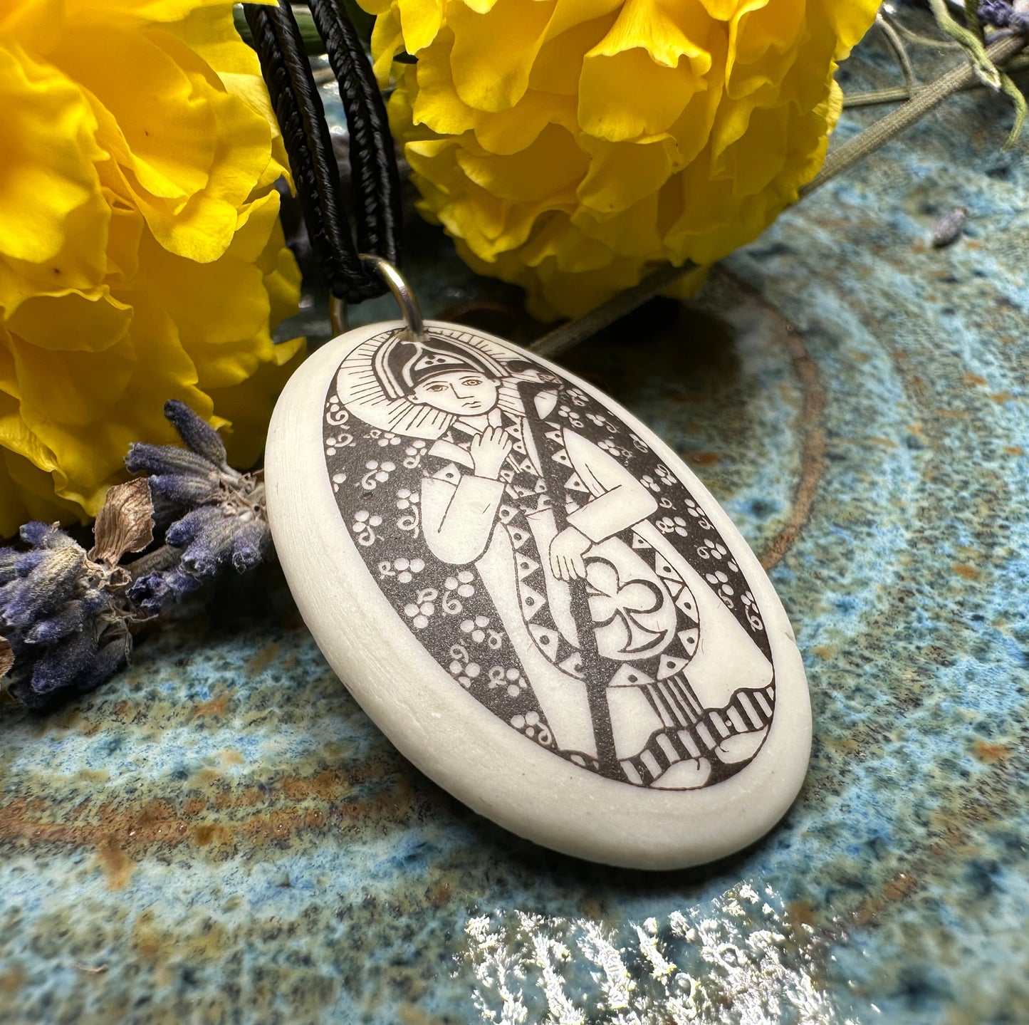 Artisan Irish Saint Patrick Necklace - Handmade in the U.S.A.