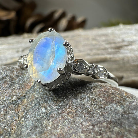 Load image into Gallery viewer, Diana Moonstone Promise Ring