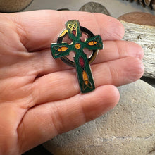 Load image into Gallery viewer, Ireland Celtic Cross Brooch
