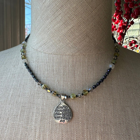 Load image into Gallery viewer, New Start Inspirational Necklace