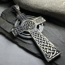 Load image into Gallery viewer, Macaille Celtic Cross Necklace