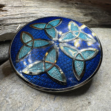 Load image into Gallery viewer, Trinity Knot Enamel Celtic Brooch