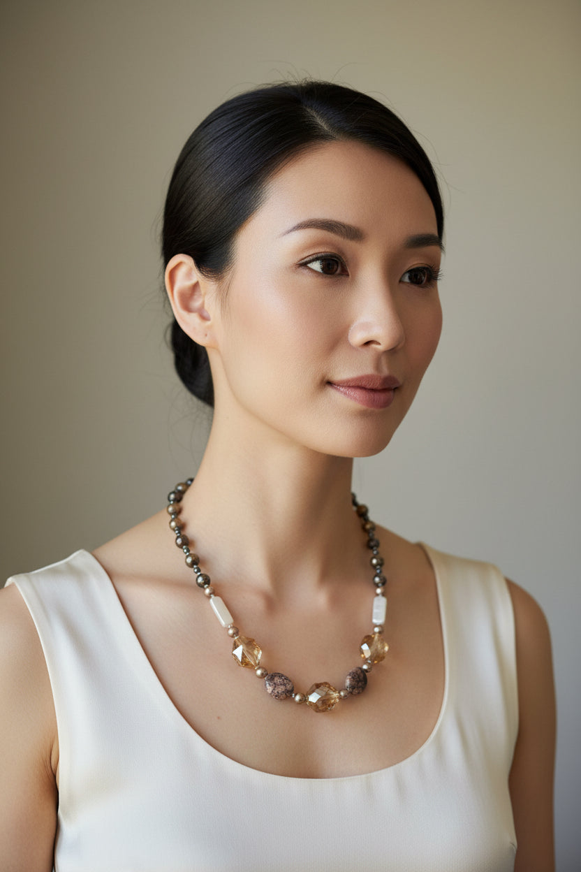 Islay Crystal Necklace — view 7