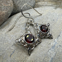 Load image into Gallery viewer, Annalise Gemstone Trinity Knot Earrings