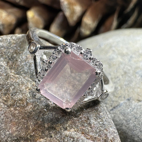 Load image into Gallery viewer, Tianna Rose Quartz Ring