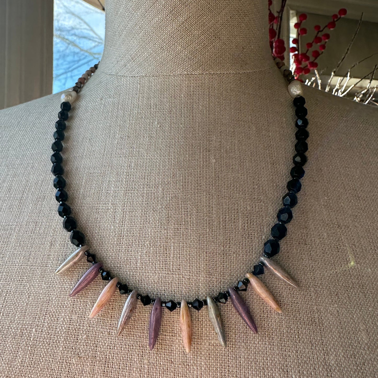 Highland Nightfall Crystal Necklace