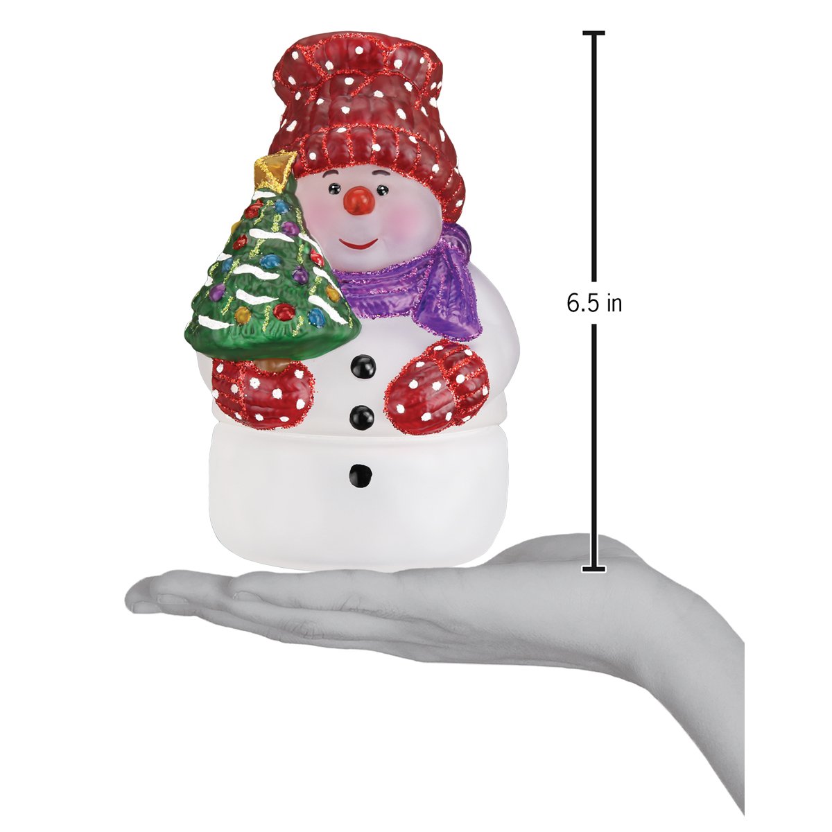 Christmas Snowman Candle Light