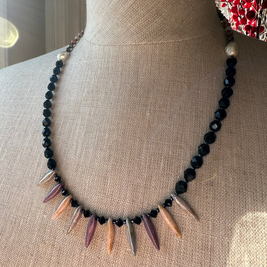 Highland Nightfall Crystal Necklace