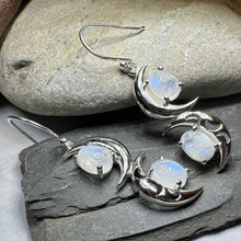 Load image into Gallery viewer, Mystic Dream Moonstone Earrings