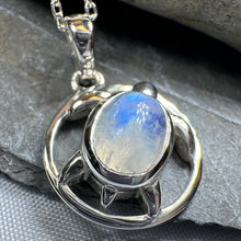 Load image into Gallery viewer, Moonstone Turtle Necklace
