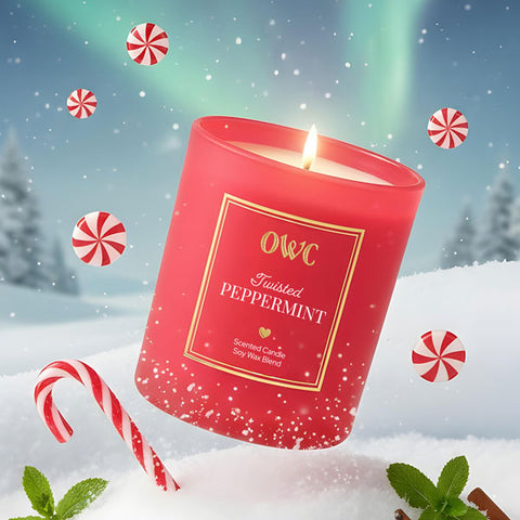 Load image into Gallery viewer, Twisted Peppermint Soy Wax Candle