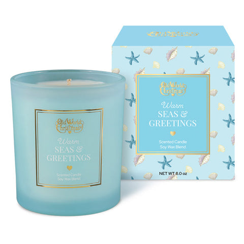 Load image into Gallery viewer, Warm Seas & Greetings Soy Wax Candle