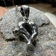 Load image into Gallery viewer, Yoga Pose Om Necklace