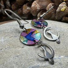 Load image into Gallery viewer, Colorful Cat Artisan Earrings
