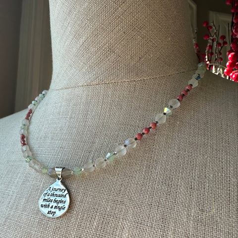 Load image into Gallery viewer, New Start Inspirational Necklace