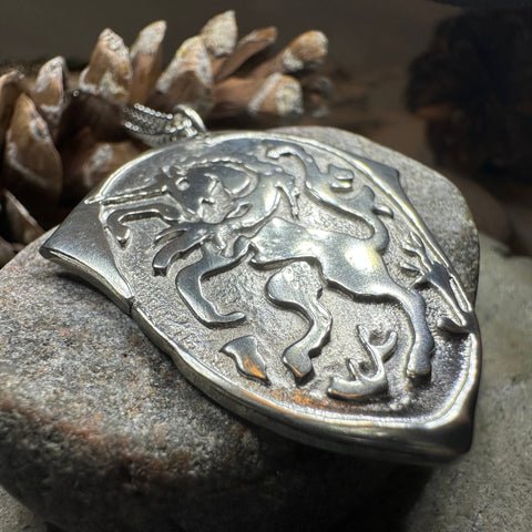 Load image into Gallery viewer, Unicorn of Scotland Medallion Necklace - Handmade in Scotland
