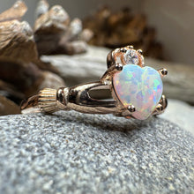 Load image into Gallery viewer, Raynette Claddagh Opal Ring