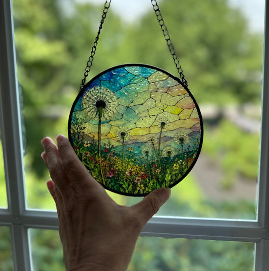 Make A Wish Dandelion Suncatcher