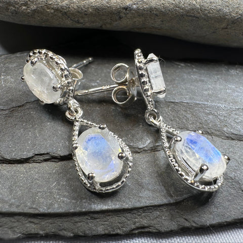 Load image into Gallery viewer, Harlow Moonstone Earrings