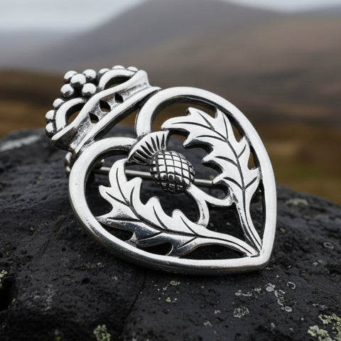 Load image into Gallery viewer, Lady Anne Luckenbooth Brooch in Sterling Silver