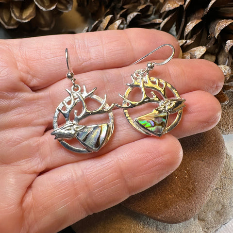 Load image into Gallery viewer, Scottish Stag of the Mist Earrings for Women