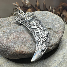 Load image into Gallery viewer, Celtic Wolf Claw Necklace