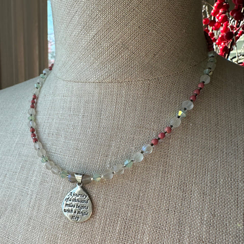 Load image into Gallery viewer, New Start Inspirational Necklace