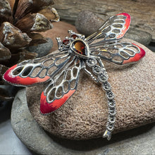 Load image into Gallery viewer, Damsel Dragonfly Marcasite Brooch