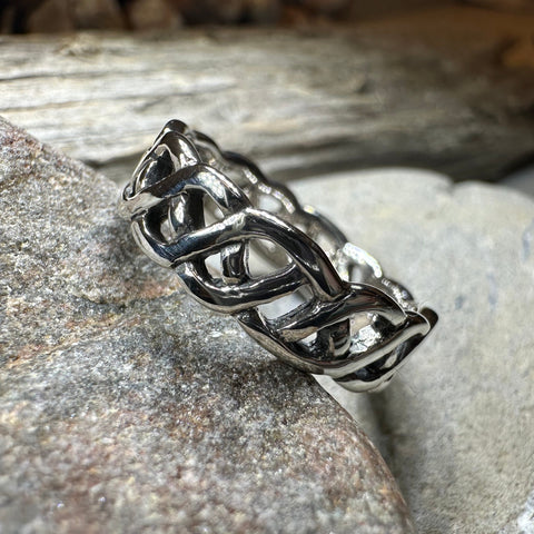 Load image into Gallery viewer, Promise Celtic Knot Ring in Sterling Silver
