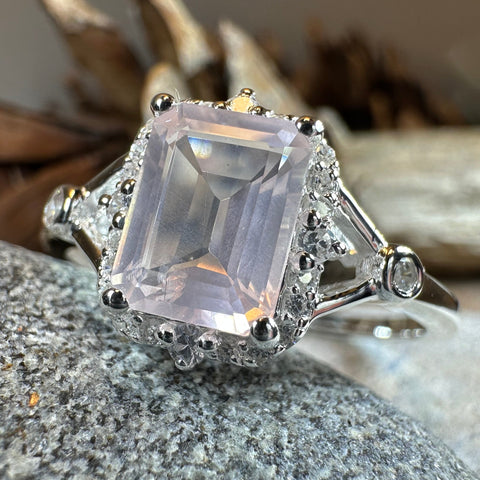 Load image into Gallery viewer, Tianna Rose Quartz Ring