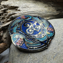 Load image into Gallery viewer, Celtic Birds Enamel Brooch