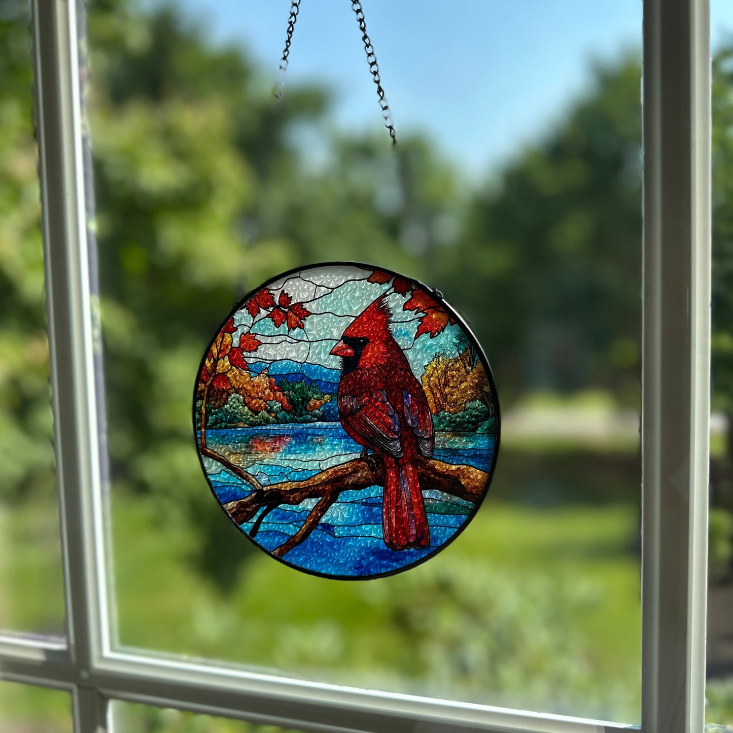 Lakeside Cardinal Suncatcher