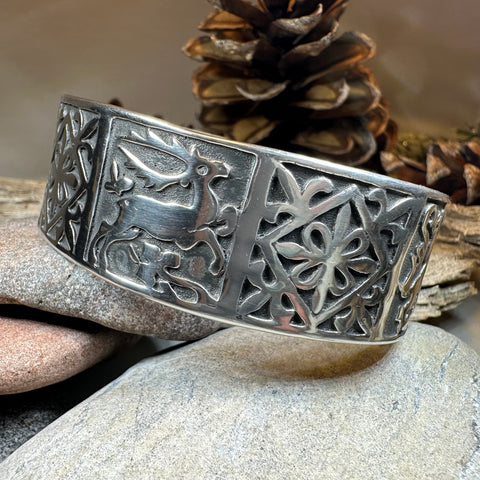 Load image into Gallery viewer, Celtic Stag Cuff Bracelet - Handmade in Scotland