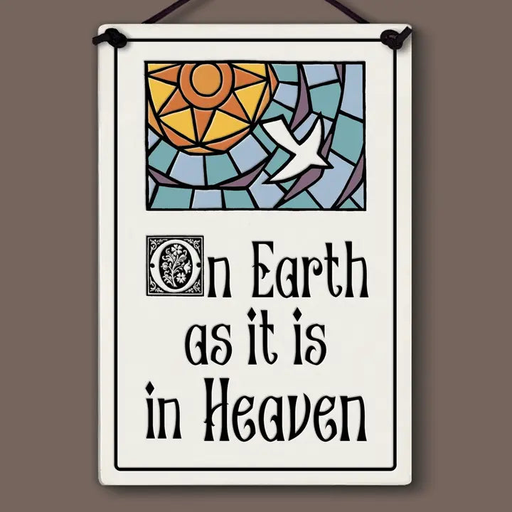 On Earth as it is in Heaven Lord's Prayer Wall Art